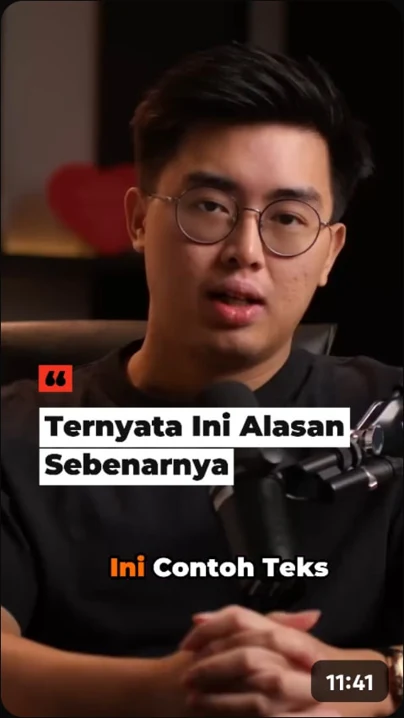 Ilustrasi output klip 2 dari screenshot Clippost